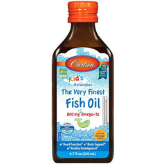 Kid's The Very Finest Fish Oil, 800mg Natural Orange - 200 ml. | Carlson Labs