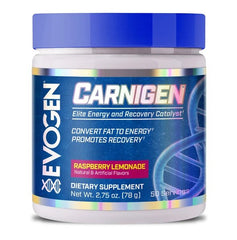 Carnigen Powder, Raspberry Lemonade - 78 grams | Evogen
