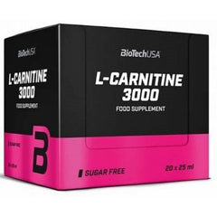 L-Carnitine 3000, Orange - 20 x 25 ml. | BioTechUSA