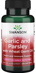 Garlic and Parsley with Wheat Germ Oil - 250 softgels | Swanson