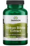 Ginkgo Biloba Extract, 60mg - 240 caps | Swanson
