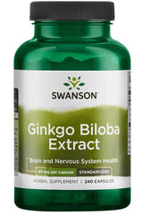 Ginkgo Biloba Extract, 60mg - 240 caps | Swanson