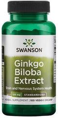 Ginkgo Biloba Extract, 120mg - 100 vcaps | Swanson