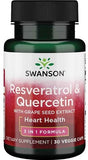 Resveratrol & Quercetin - 30 vcaps | Swanson