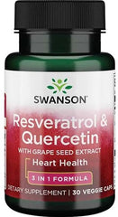 Resveratrol & Quercetin - 30 vcaps | Swanson