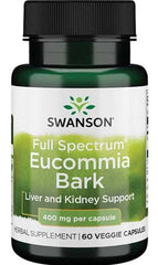 Full Spectrum Eucommia Bark, 400mg - 60 vcaps | Swanson