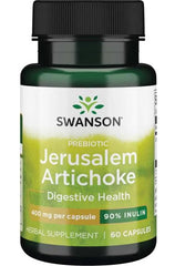 Prebiotic Jerusalem Artichoke, 400mg - 60 caps | Swanson
