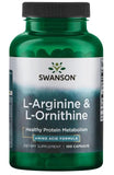L-Arginine & L-Ornithine - 100 caps | Swanson