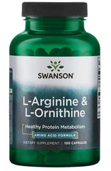 L-Arginine & L-Ornithine - 100 caps | Swanson