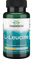 AjiPure L-Leucine, 500mg - 60 vcaps | Swanson