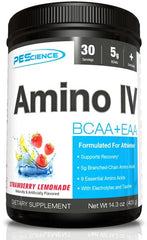 Amino IV, Strawberry Lemonade - 405 grams | PEScience