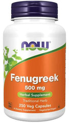 Fenugreek, 500mg - 250 vcaps | NOW Foods