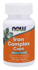 Iron Complex Caps - 100 vcaps | NOW Foods