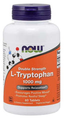 L-Tryptophan, 1000mg Double Strength - 60 tablets | NOW Foods