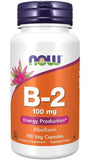 Vitamin B-2 Riboflavin, 100mg - 100 vcaps | NOW Foods