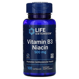 Vitamin B3 Niacin, 500mg - 100 caps
