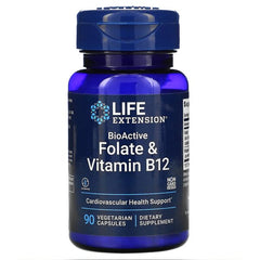 BioActive Folate & Vitamin B12 - 90 vcaps | Life Extension