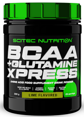 BCAA + Glutamine XPress, Lime - 300 grams | SciTec