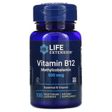 Vitamin B12 Methylcobalamin, 500mcg - 100 vegetarian lozenges | Life Extension