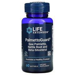 PalmettoGuard Saw Palmetto/Nettle Root with Beta-Sitosterol - 60 softgels | Life Extension