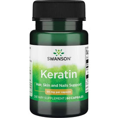 Keratin, 50mg - 60 caps | Swanson