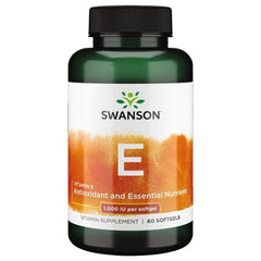 Vitamin E, 1000 IU - 60 softgels | Swanson