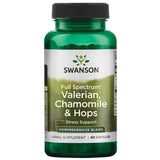 Full Spectrum Valerian, Chamomile & Hops - 60 caps | Swanson