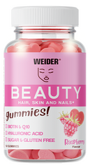 Beauty, Raspberry - 40 gummies | Weider