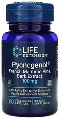 Pycnogenol French Maritime Pine Bark Extract, 100mg - 60 vcaps