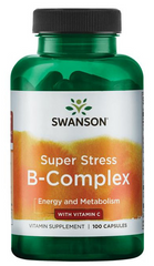 Super Stress B-Complex with Vitamin C - 100 caps | Swanson