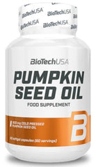 Pumpkin Seed Oil, 1000mg - 60 softgels | BioTechUSA