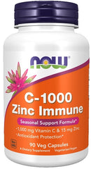 C-1000 Zinc Immune - 90 vcaps | NOW Foods