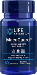 MacuGuard Ocular Support with Saffron - 60 softgels | Life Extension
