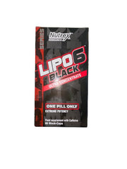 Lipo-6 Black Ultra Concentrate, Extreme Potency - 60 black caps | Nutrex