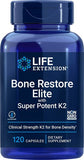 Bone Restore Elite with Super Potenet K2 - 120 caps | Life Extension