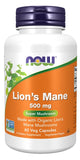 Lion's Mane, 500mg - 60 vcaps | NOW Foods