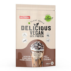 Delicious Vegan, Chocolate Hazelnut - 450 grams | Nutrend