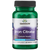 Iron Citrate, 25mg - 60 vcaps | Swanson