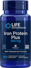 Iron Protein Plus, 300mg - 100 vcaps | Life Extension