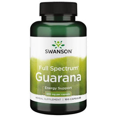Full Spectrum Guarana, 500mg - 100 caps | Swanson