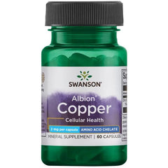 Albion Copper, 2mg - 60 caps | Swanson