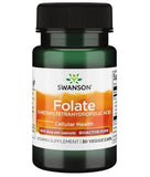 Folate (5-Methyltetrahydrofolic Acid), 400mcg - 30 vcaps | Swanson