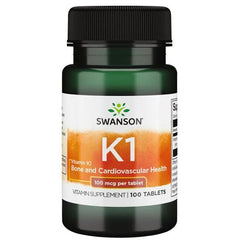 Vitamin K1, 100mcg - 100 tablets | Swanson