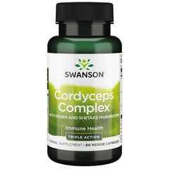Cordyceps Complex with Reishi and Shiitake Mushrooms - 60 vcaps | Swanson