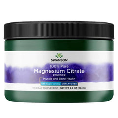 Magnesium Citrate, Powder 630mg - 244 grams | Swanson