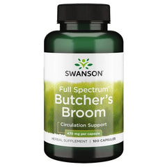 Full Spectrum Butcher's Broom, 470mg - 100 caps | Swanson
