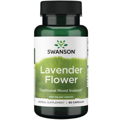 Lavender Flower, 400mg - 60 caps | Swanson