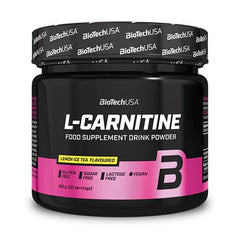 L-Carnitine Drink Powder, Lemon Ice Tea - 150 grams | BioTechUSA
