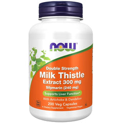 Milk Thistle Extract with Artichoke & Dandelion, 300mg Double Strength - 200 vcaps | NOW Foods
