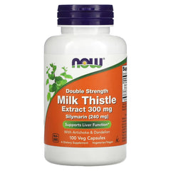 Milk Thistle Extract with Artichoke & Dandelion, 300mg Double Strength - 100 vcaps | NOW Foods